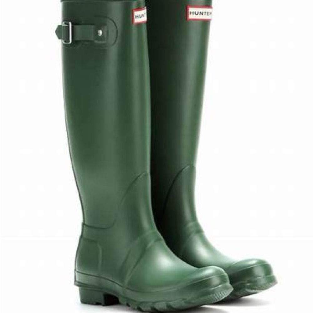 Green Hunter Original Tall Boots, 8 Women